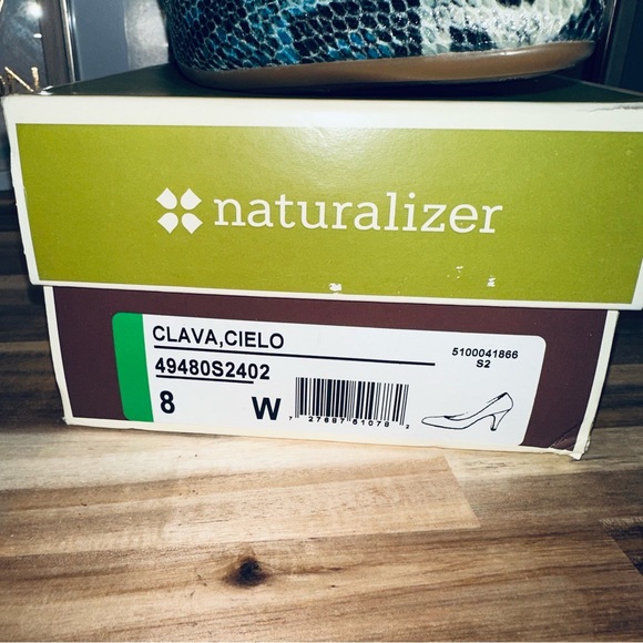 Naturalizer N5 Comfort - Clava Style in Teal, snakeskin look, EUB, IOB - Picture 4 of 14